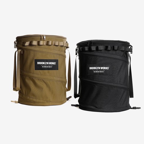 2023년 가성비 최고 브루클린웍스 - [한정수량] BW_[브루클린웍스] 다용도 트래쉬 팝업백 1+1 299619, 블랙 1+1