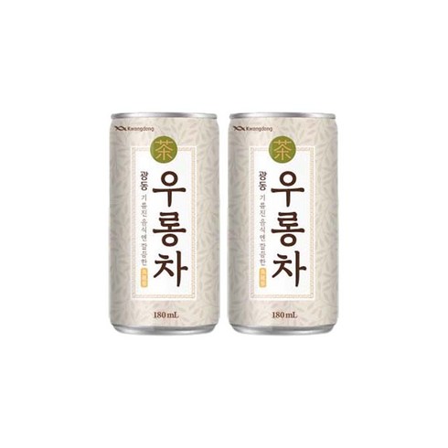 우롱차 캔 - 광동 우롱차 캔, 90개, 180ml