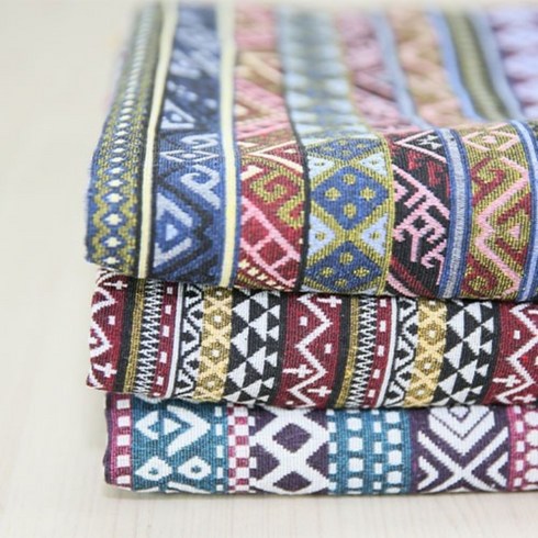 원단마트 북유럽풍 jacquard 자가드 3종, 퍼플