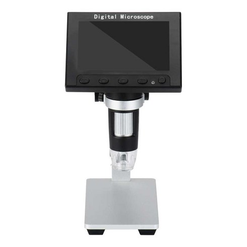 2024년 가성비 최고 휴대용 전자현미경 500배 1000배 - 휴대용 전자현미경 500배 1000배 산업 실험용 확대기, DM9 7인치 화면 1600만 화소메탈 브래킷