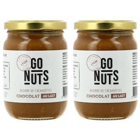 너츠어바웃땅콩버터 - Go Nuts 고 넛츠 밀크 초콜릿 피넛 땅콩 버터 스프레드 270g 2팩, 2개