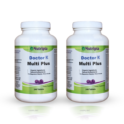 2023년 가성비 최고 dr-240 - 닥터 케이(K) 멀티 플러스 종합비타민 240정 2병 패키지, 2개, 240개