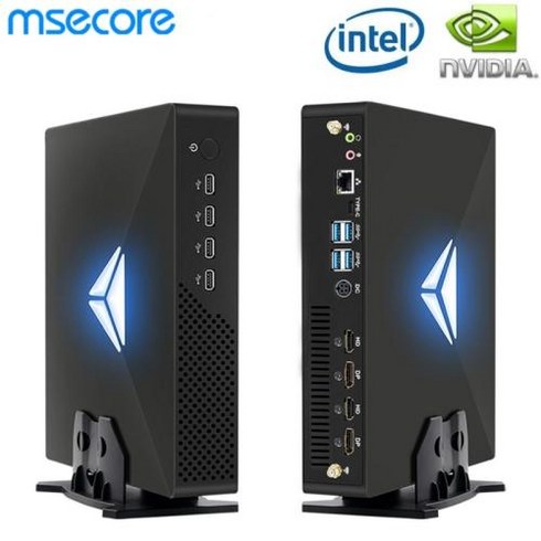 미니피씨 미니 PC MSECORE인텔 코어 i9 9900KF RTX 3050 GDDR6 8, 없음, 64G RAM NVME 1TB+I7-9700KF RTX