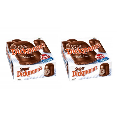 슈퍼 딕만스 대형 초콜릿 초코마시멜로 9개입 x 2박스, 2개