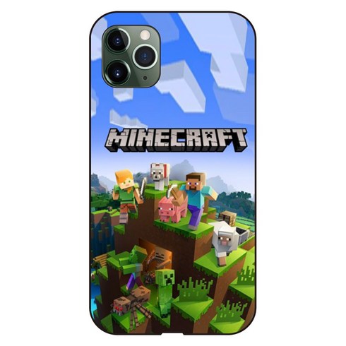 폰킹덤 갤럭시 LG 마인크래프트 MINECRAFT 5 디자인 휴대폰 범퍼 케이스