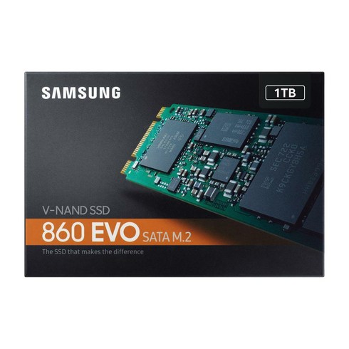 삼성 860 EVO 1TB M2 M.2 V-NAND M.2 SSD 1TB MZ-N6E1T0BW MZ-N6E1T0