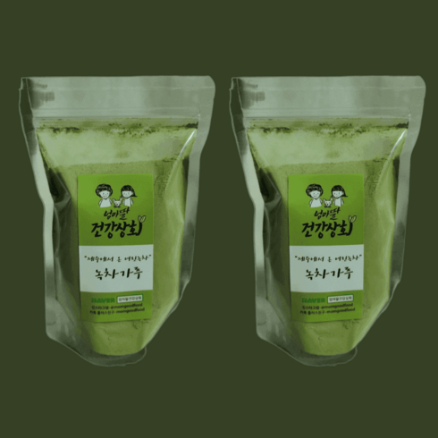 녹차가루 200g 2개 제주에서 온 여린녹차