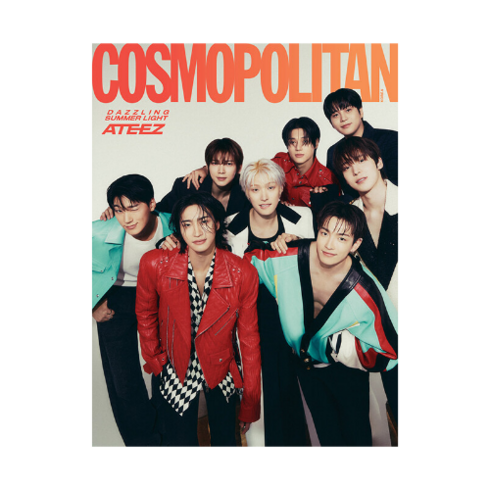 코스모폴리탄에이티즈 - 코스모폴리탄 Cosmopolitan 2024.7 (표지 : 에이티즈 중 렌덤) - 주요기사 : 에이티즈 김혜윤 스테이씨