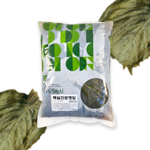 매실간장깻잎 - 깻잎절임 깻잎장아찌 대용량 식당용반찬 중국산 4KG 매실간장깻잎, 1개