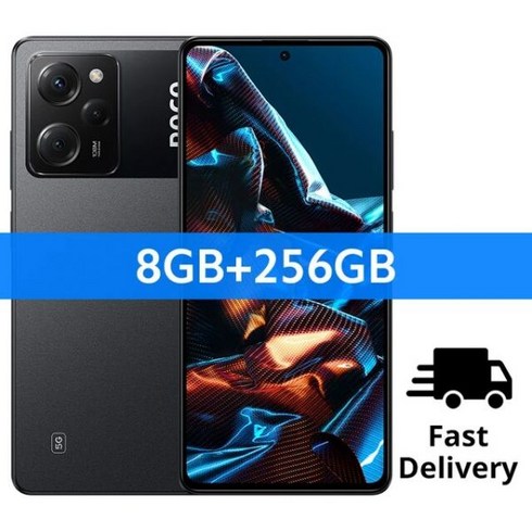 포코 포코폰 자급제 듀얼심 X5 프로 5G, Official Standard, 256GB Black HK