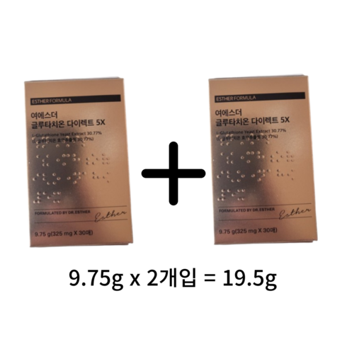 여에스더 글루타치온 다이렉트 5X (+본사 정품 쇼핑백), 19.5g, 6개