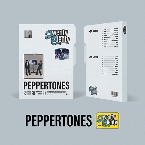 [Peppertones] 페퍼톤스 20주년 앨범 [2CD] / 스페셜노트+ID카드+A사이드부클릿+B사이드포토&가사북+파일홀더패키지