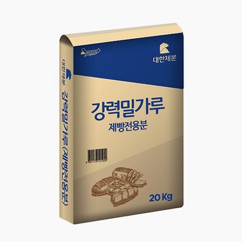 대한제분 강력밀가루 제빵전용분, 20kg, 1개