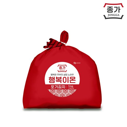 종가집 행복이온포기 5kg, 1개