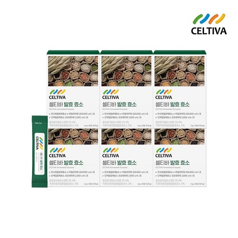 셀티바 발효 효소 6박스, 120g, 6개