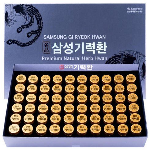 삼성기력환 60환 (3.75g x60환 225g)+쇼핑백 포함, 60개, 3.75g