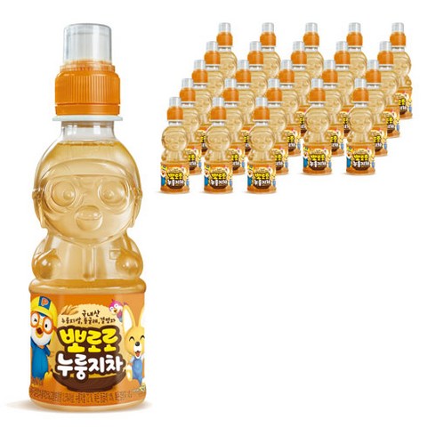 팔도 뽀로로 어린이 음료수 누룽지차 220ml 24개, 220mg