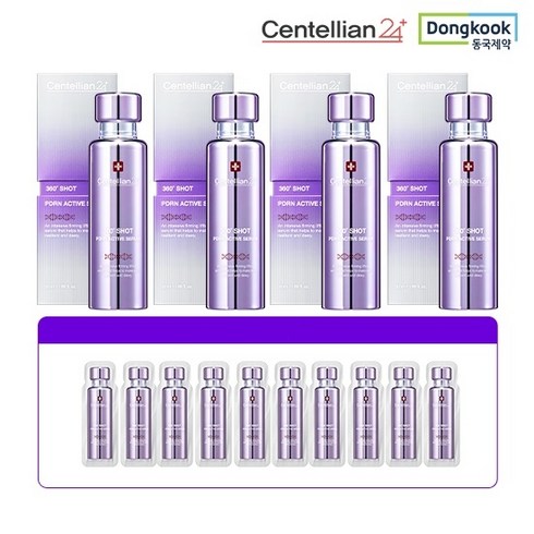 [KT알파쇼핑]동국제약 360도 샷 PDRN 탄력세럼 50ml*4 + 1ml*10