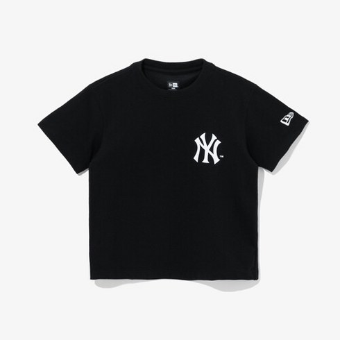 mlb키즈반팔티 - [AK PLAZA] [뉴에라키즈] MLB 로고 셋업 뉴욕 양키스 티셔츠 블랙 (13679503)