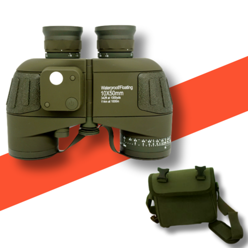퍼스트호크 야간 투시경 휴대용 방수 쌍안경, 국방 그린