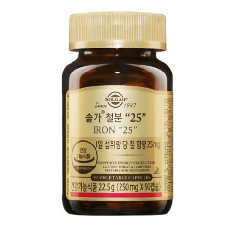 솔가 철분 25, 90정, 1개