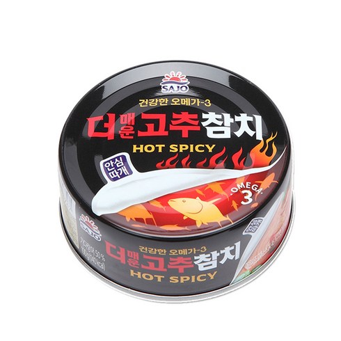 사조 더매운 고추참치, 100g, 20개