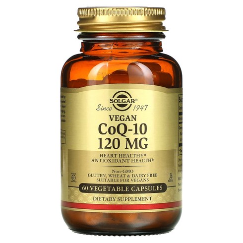 솔가 채식주의자용 CoQ-10 120mg 베지캡슐 60정, 6병