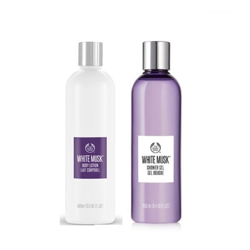 [더바디샵]화이트 머스크 바디 2종SET_(샤워젤 400ML+바디로션 400ML), 1개