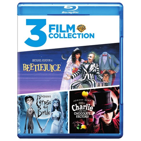 비틀쥬스비틀쥬스블루레이 - Beetlejuice / Charlie and the Chocolate Factory / Tim Bur 비틀쥬스 / 찰리와 초콜릿 공장 / 팀 버튼의 유령신부 (3부작) [블루레이, color, 1개