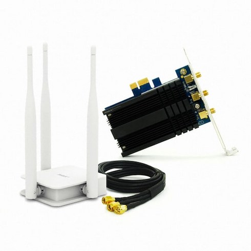A3000PX 802.11ac 무선랜카드 PCI-Express AC1900 용 인터넷 블루투스 랜카드 데스크탑 무선 동글, 쿠팡 위탁1 본상품선택