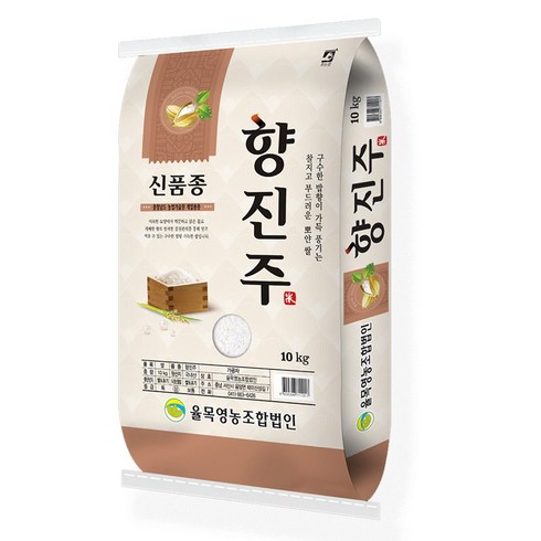 백진주쌀 - 23년 햅쌀 구수한 향이 가득한 찰진 향진주 쌀10kg, 1개