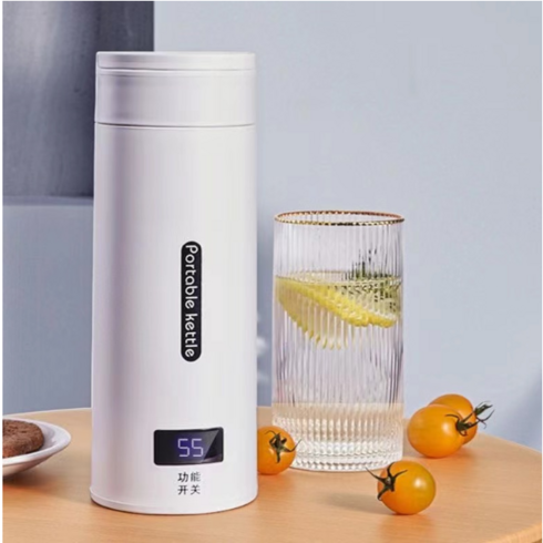 2023년 가성비 최고 전기보온포트ekp-cs500b - 미니전기포트 커피포트 500ml 스마트 텀블러 보온포트 휴대용 전기포트 라면포트 보온병 보온컵, SR002
