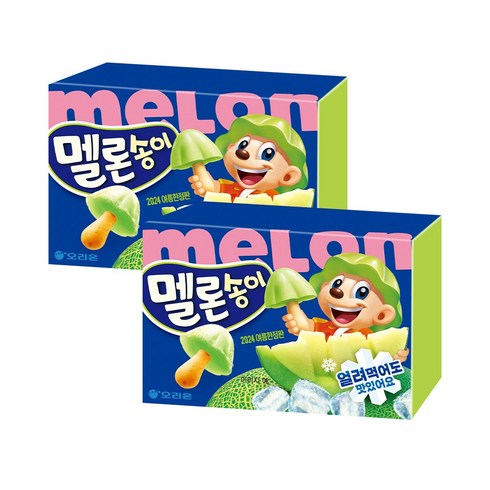 멜론송이 - 오리온 멜론송이, 50g, 2개