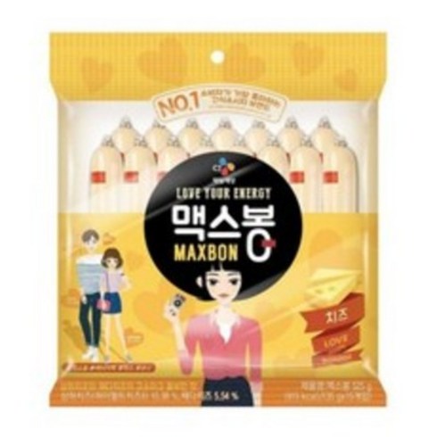 맥스봉 치즈 15p, 525g, 2개