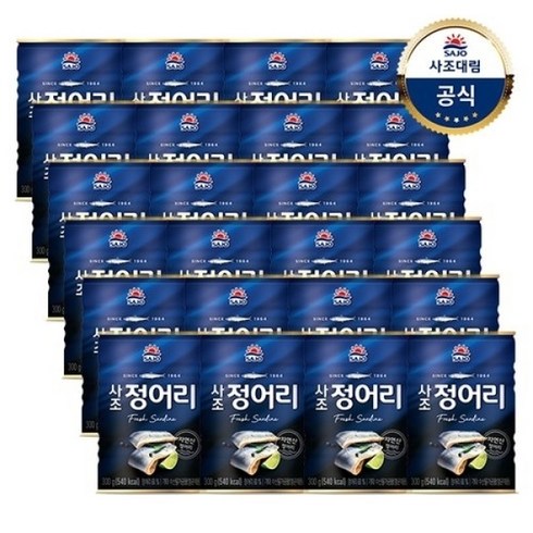 [사조] 정어리 통조림 300g x 1박스 (유통기한 24년10월), 24개