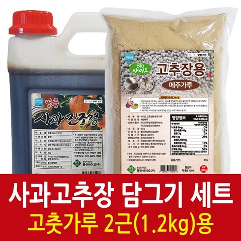 고추장용 메주가루 500g + 사과 조청 3kg, 1세트