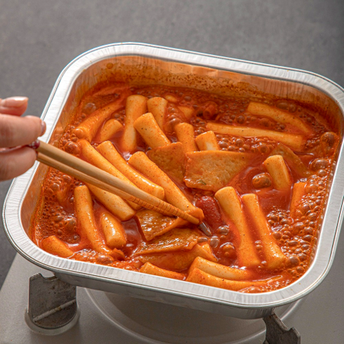 남동공단 떡볶이 - [1+1] HACCP인증 매운 직접 제조한 칼칼한 떡볶이 밀키트 말랑 쫄깃 밀떡 공단 우리할매가 만든 떡뽁이 3초 모녀 야식 떡뽂이 떢, 480g, 2개, 쫄깃말랑밀떡볶이