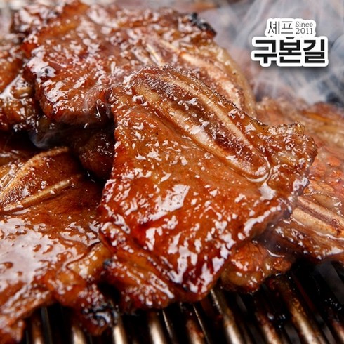  요리연구가 이효진의 국내산 LA갈비 10팩 - 구본길 대가의 양념 LA갈비 450g x 7팩, 없음, 7개