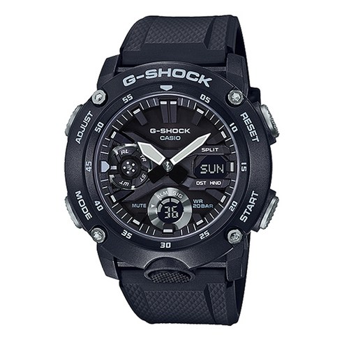 지샥정품/G-Shock/GA-2000S-1ADR/지샥시계/손목시계/탄소코어가드/이중LED