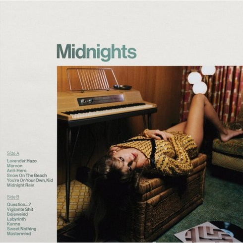 [LP] Taylor Swift (테일러 스위프트) - 10집 Midnights [제이드 그린 컬러 LP]