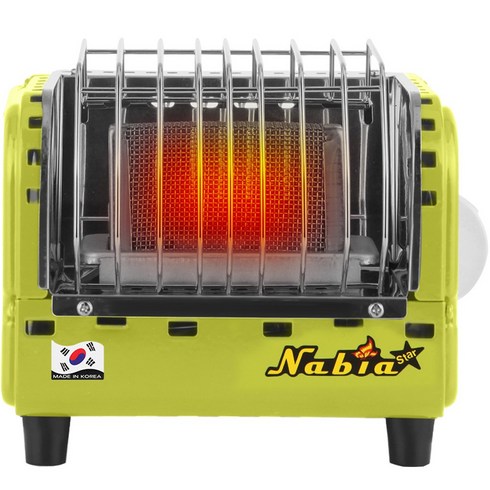 2023년 가성비 최고 나비아가스히터 - 나비아 가스히터 NGH-1201 ( 낚시 등산 휴대용난로 ), 그린, 그린