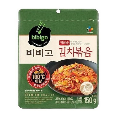 비비고김치볶음 - 비비고 김치볶음, 150g, 12개