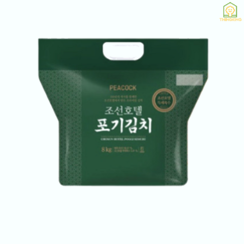 조선김치 - [국내정품]PEACOCK 조선호텔 포기김치 8kg[매장], 1개, 8mg