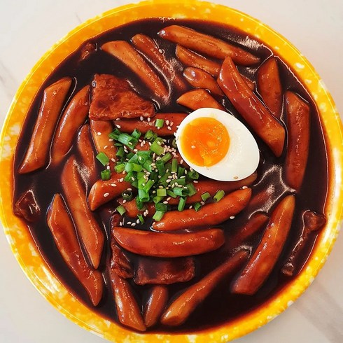 땡기네떡볶이 - 중독성있는 땡기네떡볶이 짜장맛, 4개, 235g