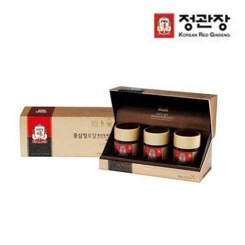 홍삼정로얄듀얼세트 - [본사 출고]정관장 홍삼정 로얄 기프트세트 110g x 3병 홍삼근100％ ＋쇼핑백, 3개