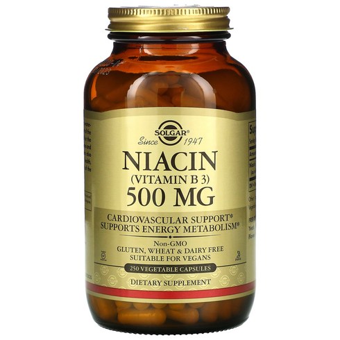 솔가 비타민B3(니아신) 500mg 베지캡슐 250정, 6병
