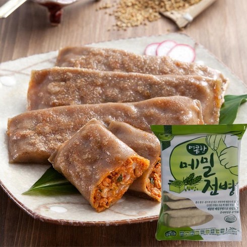 (주)아하식품 매콤한 메밀전병 1.2kg, 1개