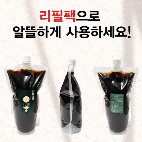 모담미담 요리엔한스푼 리필팩 500ml 1500ml