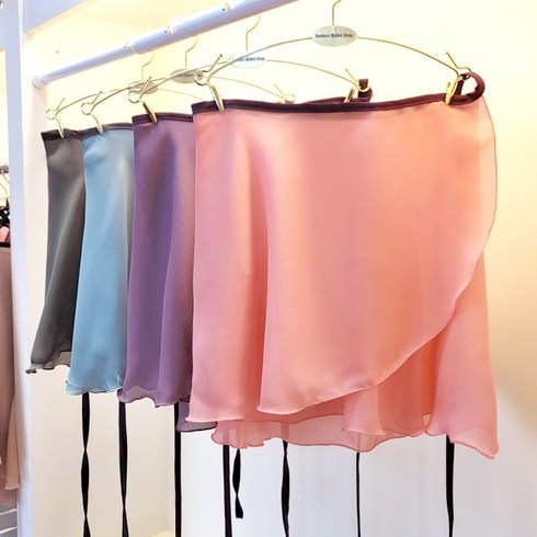 쥬베르발레샵 15인치 투톤 발레 랩스커트 (직접 자체제작 맞춤 주문제작)