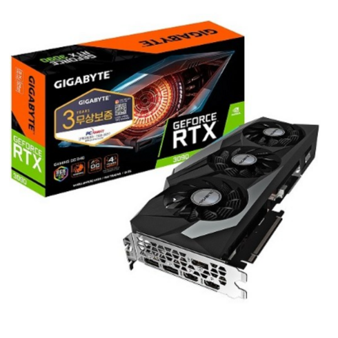 3090 - 기가바이트지포스 RTX 3090 Gaming OC D6X 24GB 그래픽카드 피씨디렉트